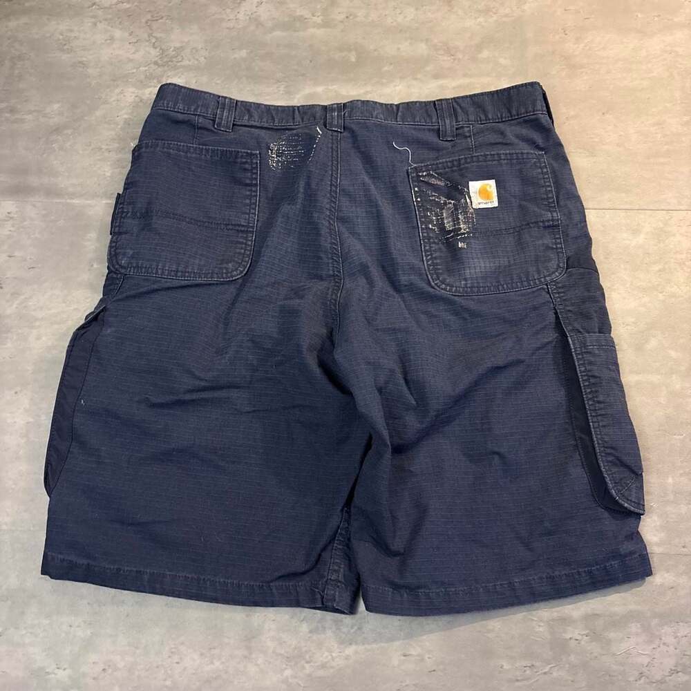 Carhartt Navy Ripstop Cargo Shorts Men's Size 38